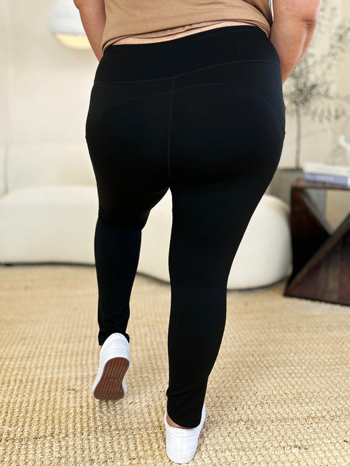 Wide Waistband Sports Leggings - Odaingerous